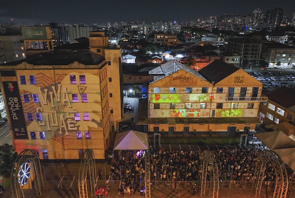 Antigo moinho deu lugar ao Pinhão Hub, no bairro industrial do Rebouças, em Curitiba. / Foto: PMC.
