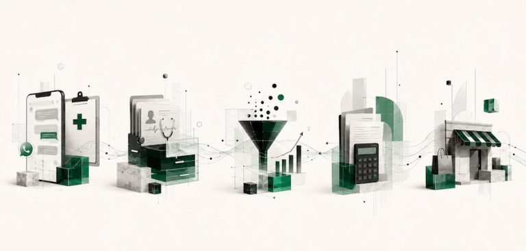 Empresas de Curitiba, São José dos Pinhais, Londrina, Cascavel e Dois Vizinhos aplicam inteligência artificial a rotinas de saúde, vendas, contabilidade e comércio local.